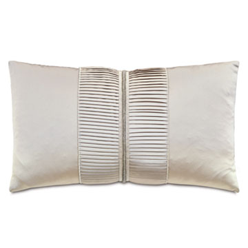 ROMILLY PLEATED INSERT DECORATIVE PILLOW