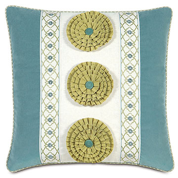 Filly White Insert With Rosettes