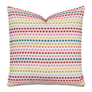 Zita Embroidered Decorative Pillow