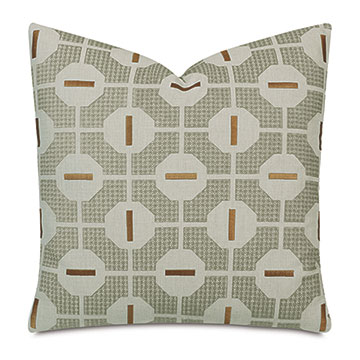 Octave Graphic Decorative Pillow In Mustard