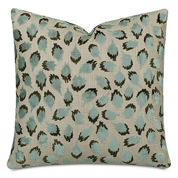 Ocelot Decorative Pillow In Spa