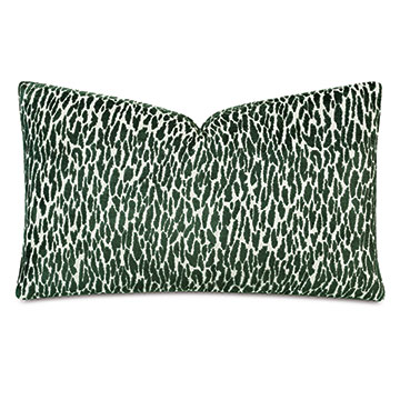 Earl Woven Decorative Pillow In Emerald