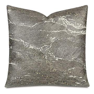 Kellner Metallic Decorative Pillow