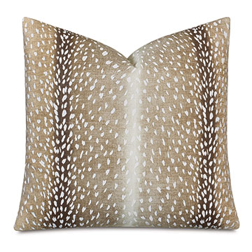 Wiley Ombre Decorative Pillow in Cappuccino