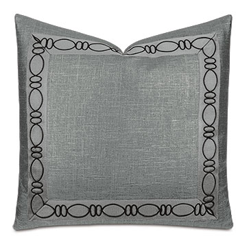 Dax Ovals Decorative Pillow in Black