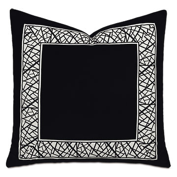 Xavier Graphic Border Decorative Pillow