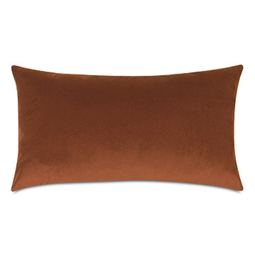 Uma Velvet Decorative Pillow in Orange