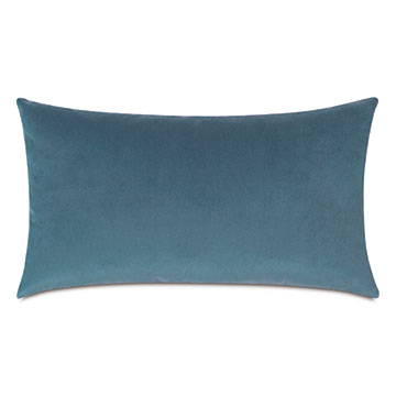 Uma Velvet Decorative Pillow in Blue