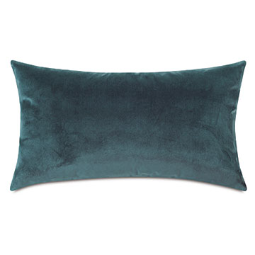 Uma Velvet Decorative Pillow in Pacific