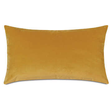 Uma Velvet Decorative Pillow in Mustard