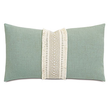 CASA GUAVA EMBROIDERED DECORATIVE PILLOW