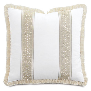 CASA GUAVA EMBROIDERED DECORATIVE PILLOW