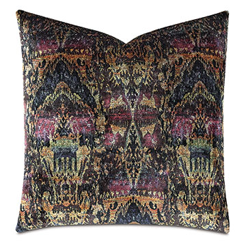 Chaucer Velvet Decorative Pillow in Byzantium