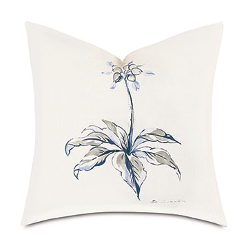 Liesl Handpainted Decorative Pillow