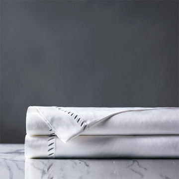 Ona Charcoal Flat Sheet