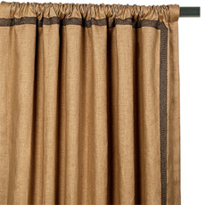 Breeze Sand Curtain Panel Left