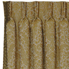 Kildare Cilantro Curtain Panel Left
