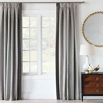 Zephyr Metallic Curtain Panel