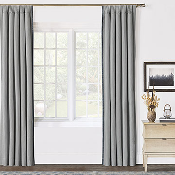 HIGGINS DENIM CURTAIN PANEL