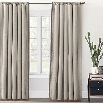 MOAB TEXTURED BORDER CURTAIN PANEL