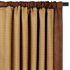 Quinn Wheat Curtain Panel Left