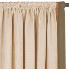 Vivo Bisque Curtain Panel (Left)