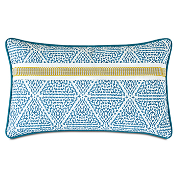 Clementine Trim Application Decorative Pillow