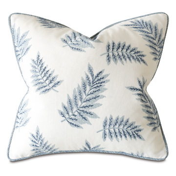 Capri Embroidered Decorative Pillow