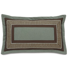 Leon Fern With Border & Flange