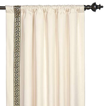 Abernathy Greek Key Curtain Panel (Right)