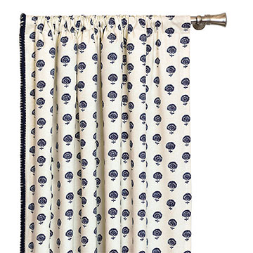 Nile Ink Curtain Panel (Right)