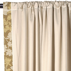 Shantung Curtain Panel Right