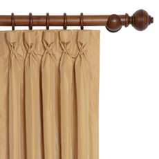 Freda Gold Curtain Panel