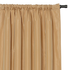 Freda Gold Curtain Panel