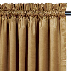 Lucerne Gold Curtain Panel