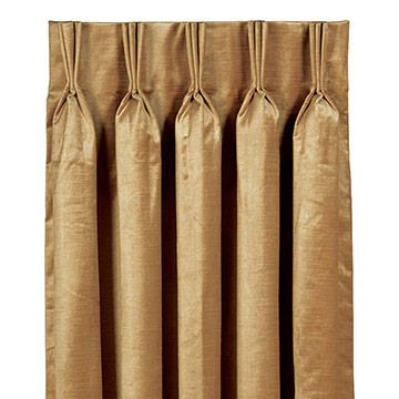 Lucerne Gold Curtain Panel