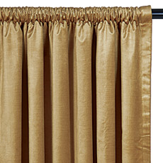 Lucerne Gold Curtain Panel