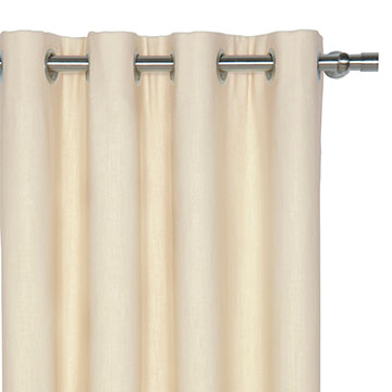 Breeze Linen Curtain Panel in Pearl