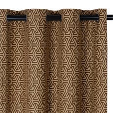 Mondrian Earth Curtain Panel