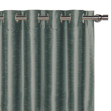 Edris Faux Silk Curtain Panel in Mineral