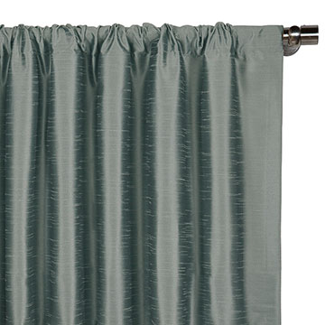 Edris Faux Silk Curtain Panel in Mineral