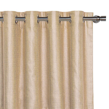 Meridian Woven Curtain Panel in Cream