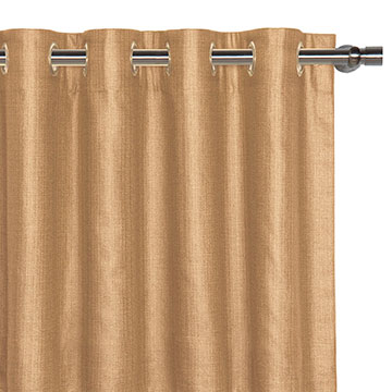 Meridian Woven Curtain Panel in Cashew