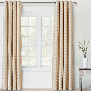 Cyrus Straw Curtain Panel