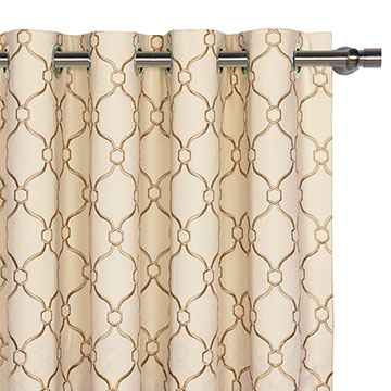 Theodore Biscuit Curtain Panel