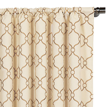 Theodore Biscuit Curtain Panel