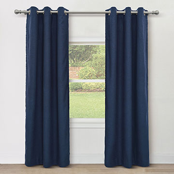 BRISA GROMMET CURTAIN PANEL IN INDIGO