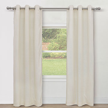 BRISA GROMMET CURTAIN PANEL IN IVORY