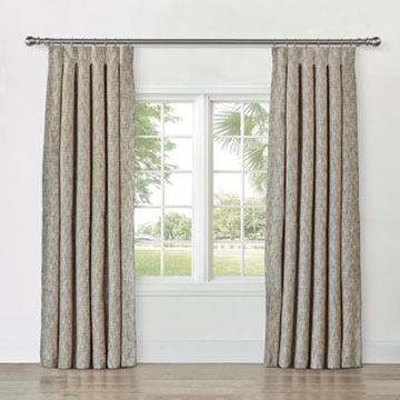 CAVILL TEXTURED CURTAIN PANEL IN WHEAT