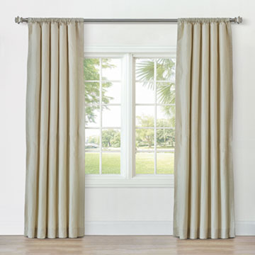 REVERIE STRIPED CURTAIN PANEL IN SAND